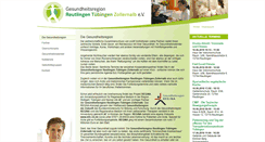Desktop Screenshot of gesundheitsregion-rtz.de